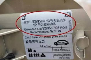 汽车燃油标号是多少